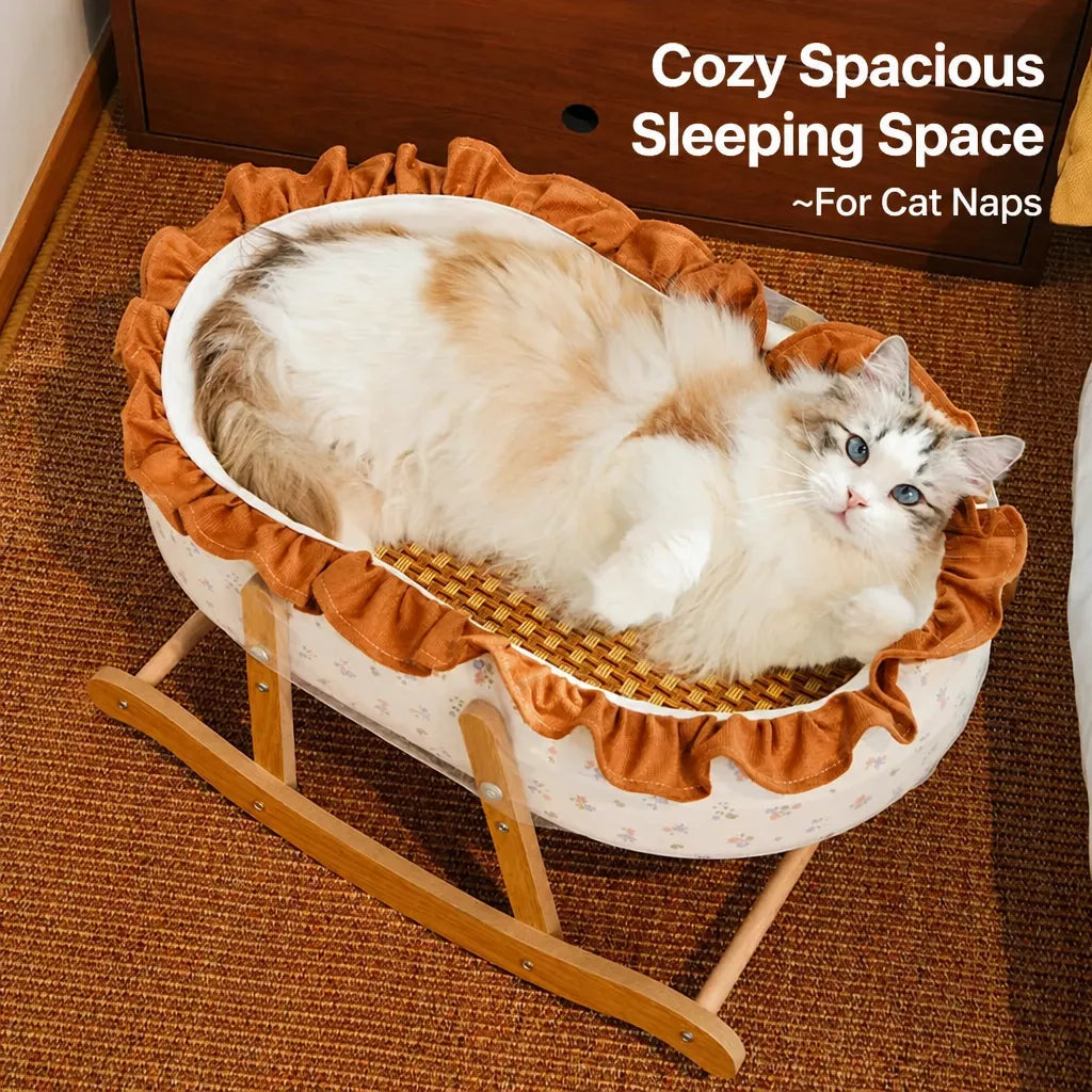 French-Style Rocking Cat Bed