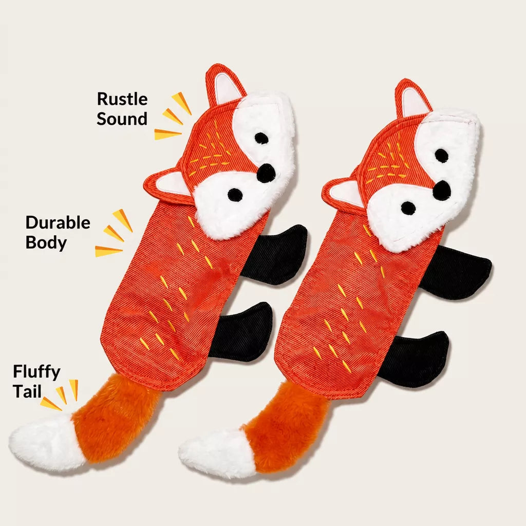 Squeaky Crinkle Dog Toy