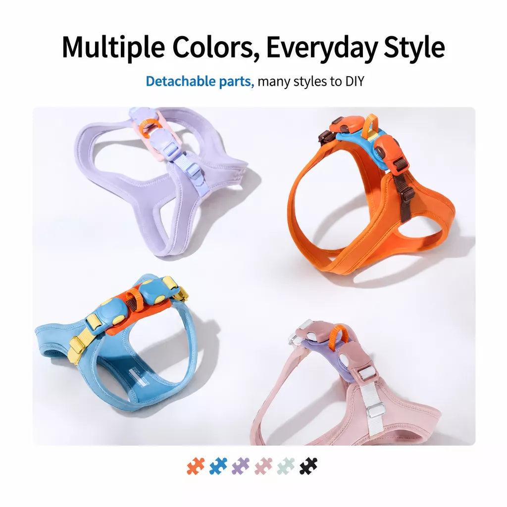 Adjustable Nylon Vest Harness for Small Dogs