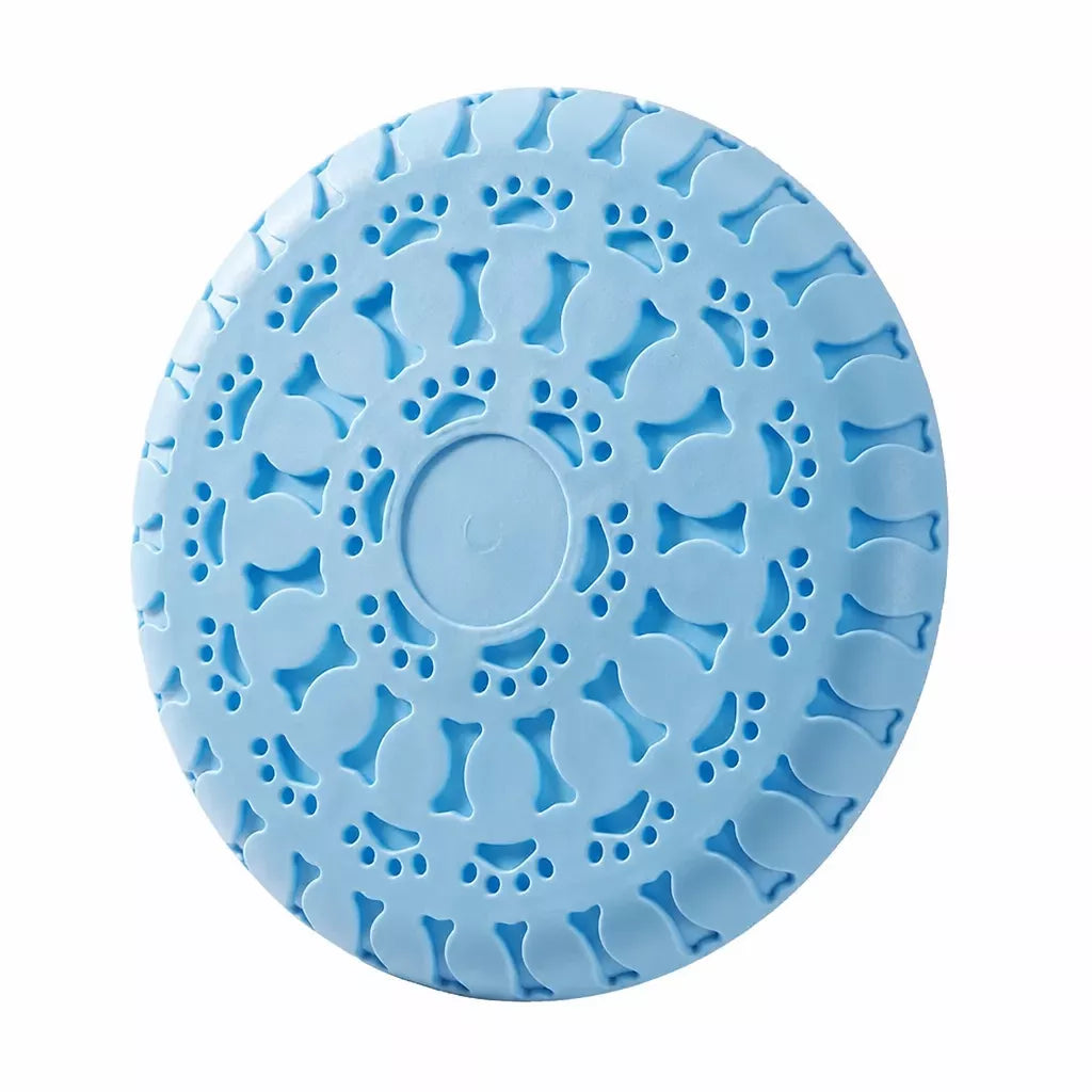 Soft Resin Dog Frisbee for Outdoor Fetch and Training