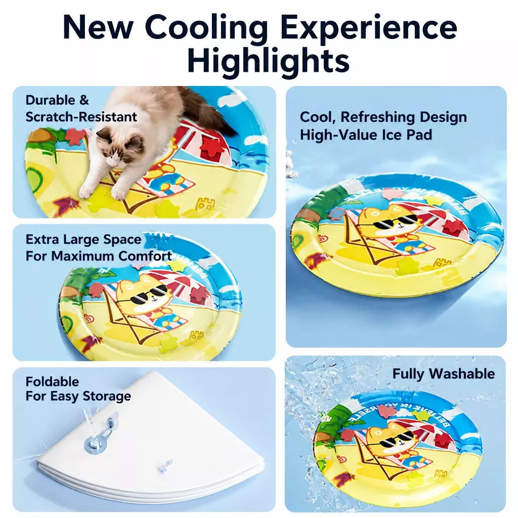 Water-Filled Pet Bed Mat