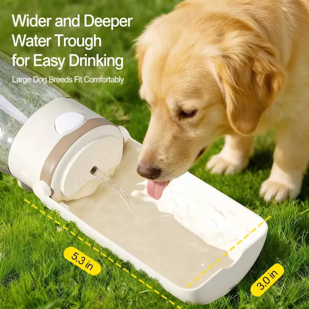 Portable Dog Water Bottle for Walks and Travel