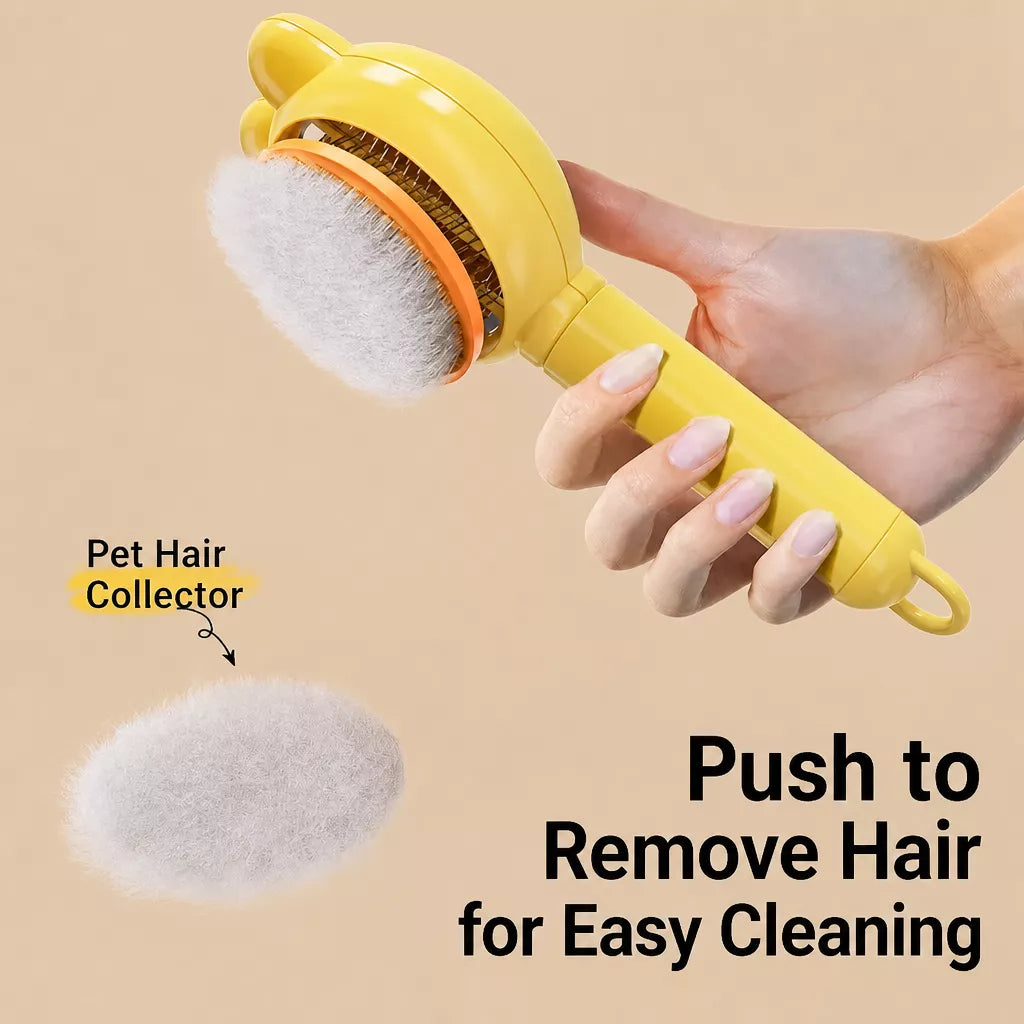 Cat & Dog Pin Brush for Loose Fur