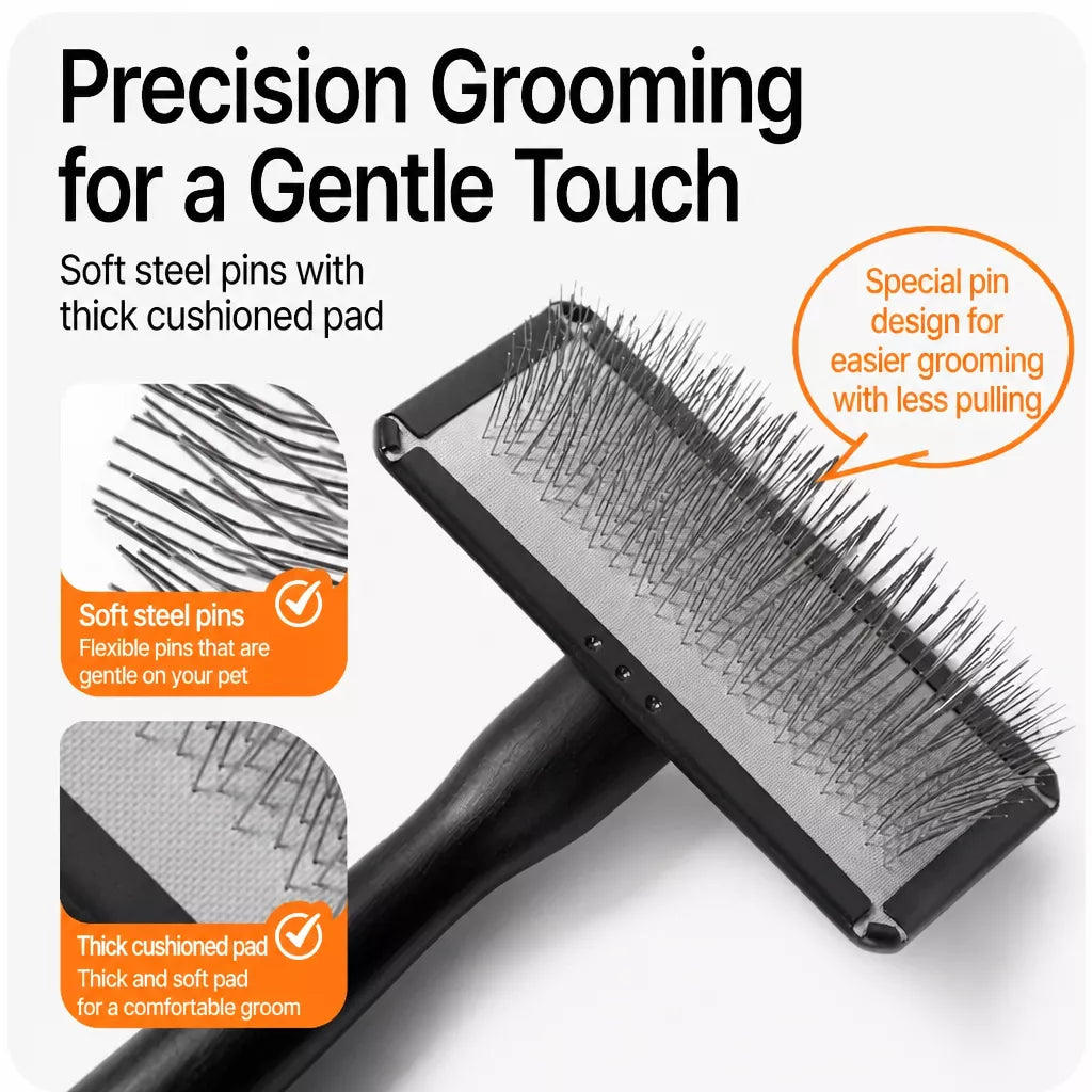 OPM Pet Pin Brush for Dogs and Cats