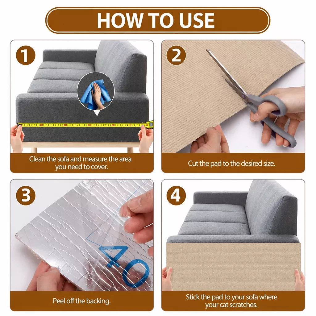Wall-Mount Cat Scratching Mat