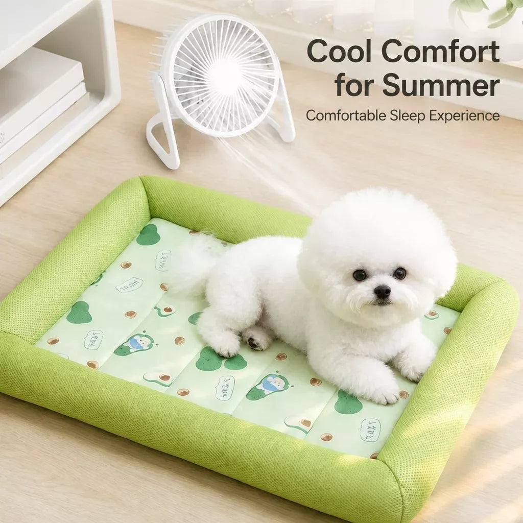 Removable Washable Fabric Dog Bed for Year-Round Use