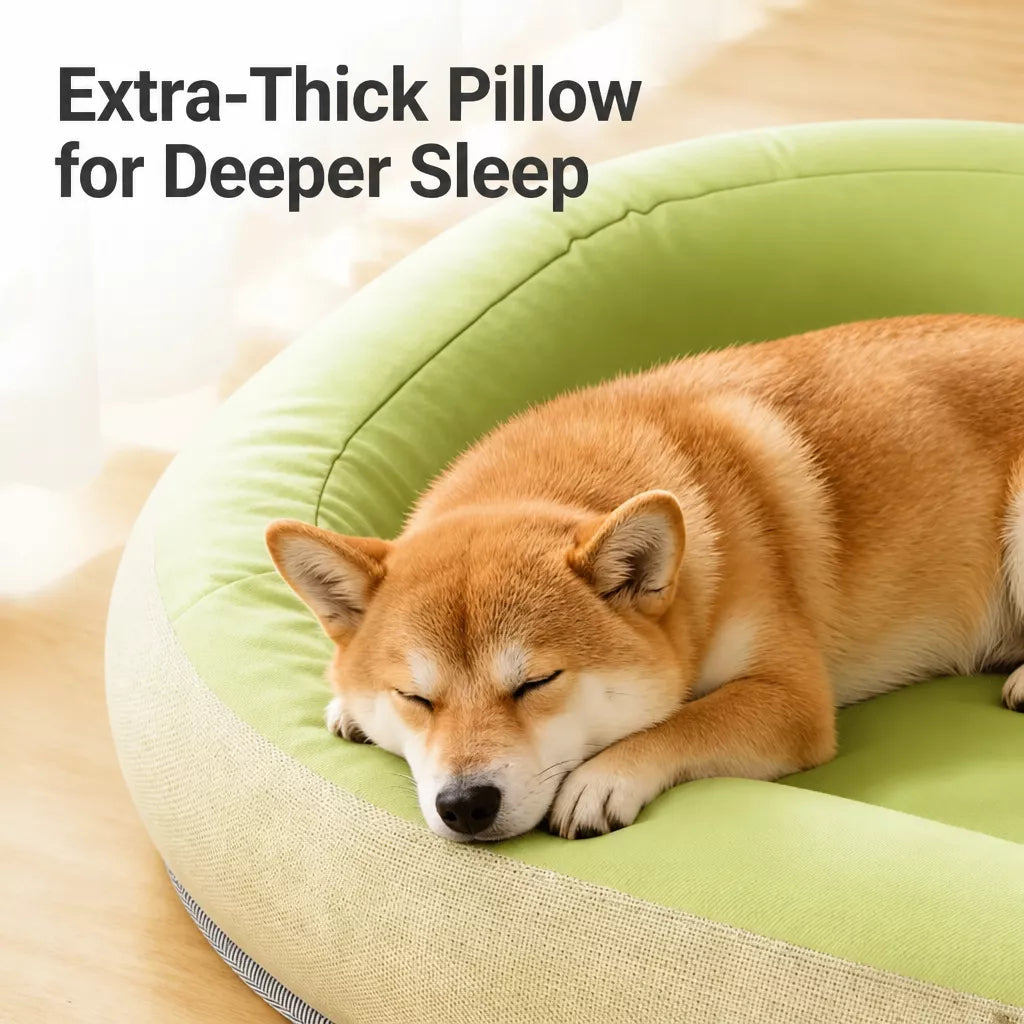 Polyester Fiber Dog Bed for Small to Large Dogs