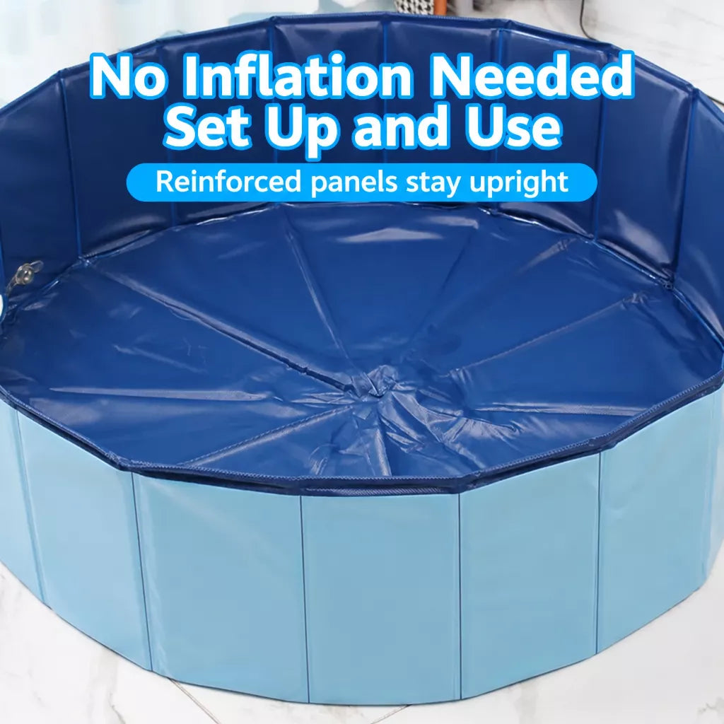 Foldable Pet Bath Tub for Cats & Dogs