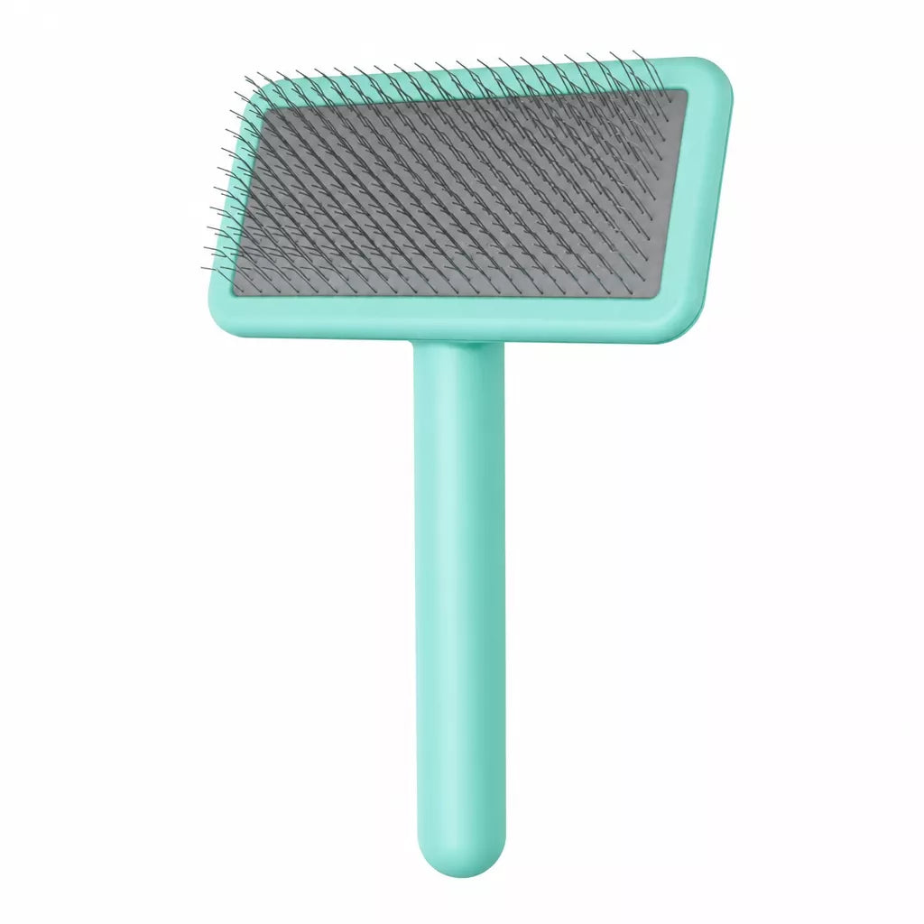 Pet Grooming Pin Brush for Detangling and Fluffing