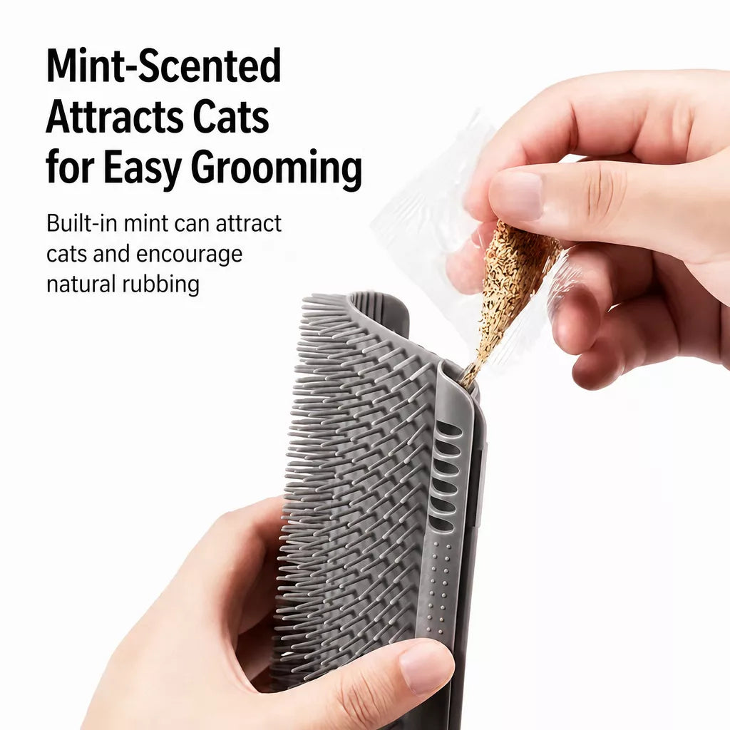 Corner-Mount Cat Scratcher Pads with Adhesive and Screws