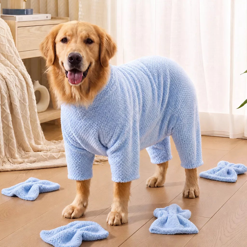 Pet Absorbent Towel Robe for Dogs and Cats