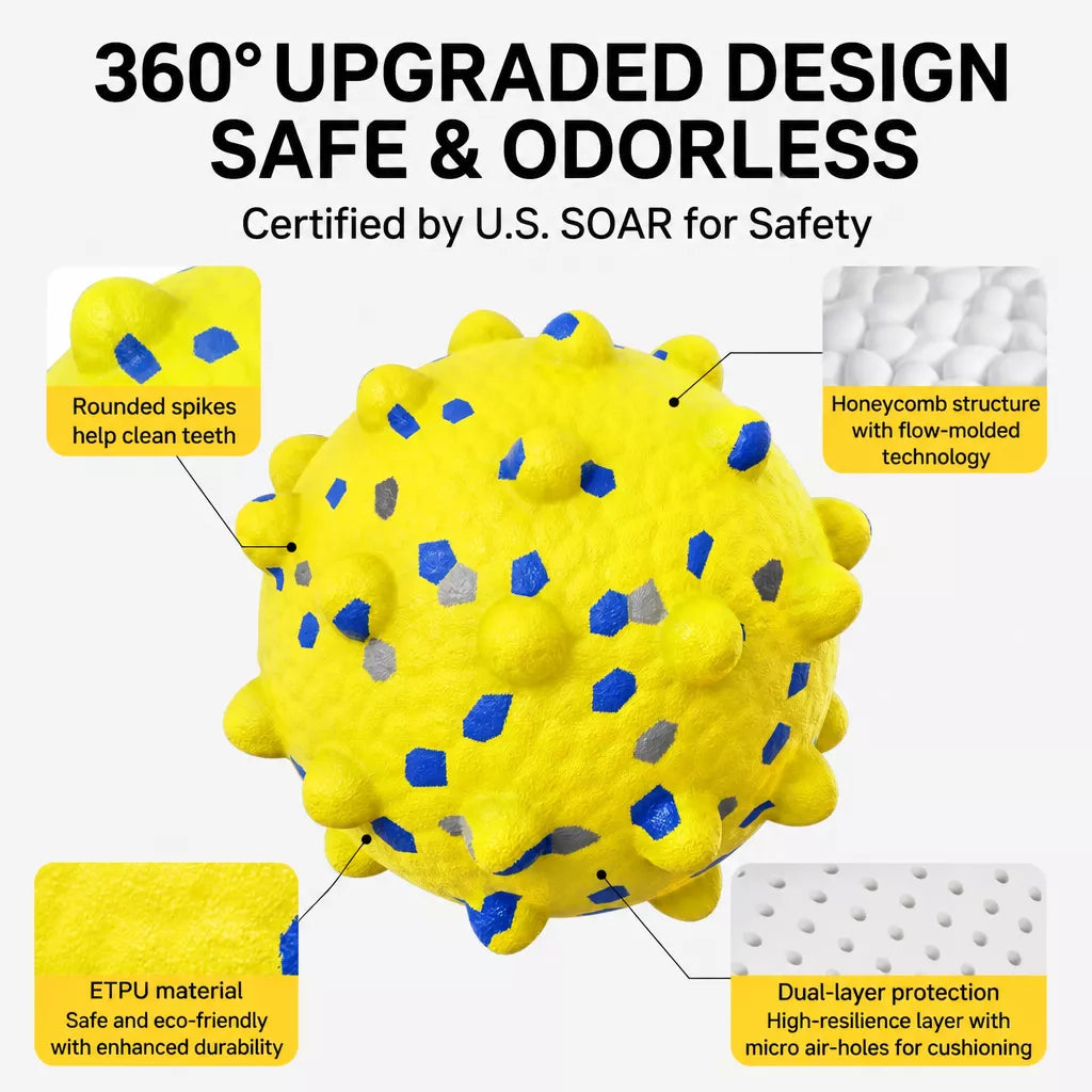 E-TPU Dog Ball Toy for Chewing and Play