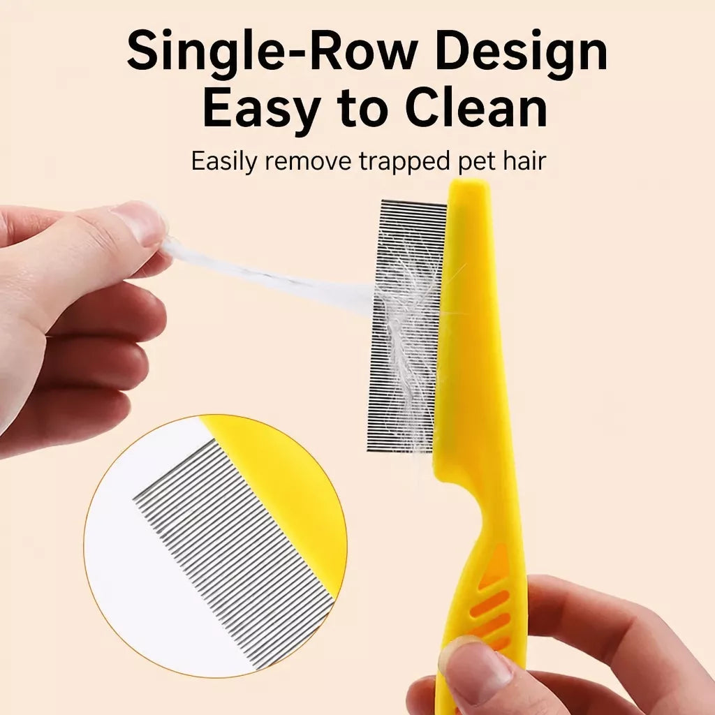 Plastic Flea Comb for Dogs and Cats