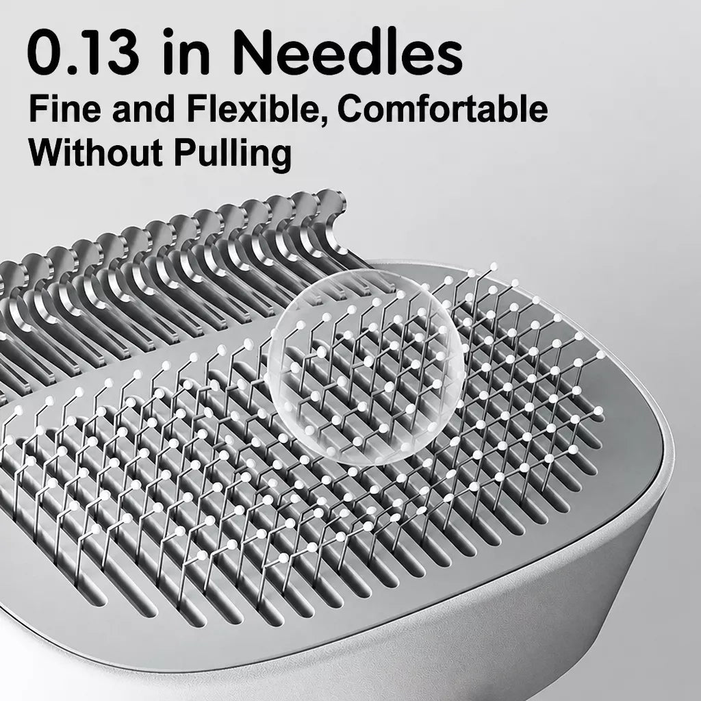2-in-1 Deshedding & Detangling Comb for Cats and Dogs