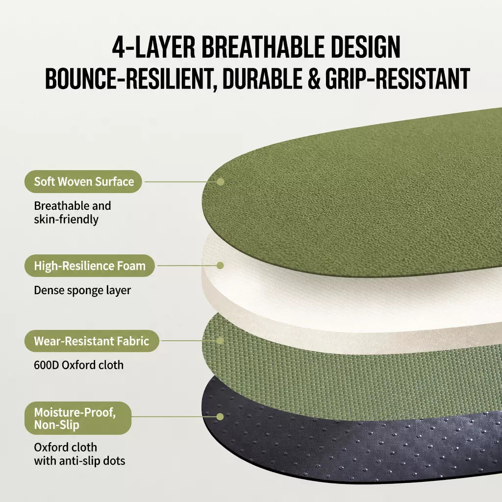 All-Season Washable Dog Bed with Removable Cover