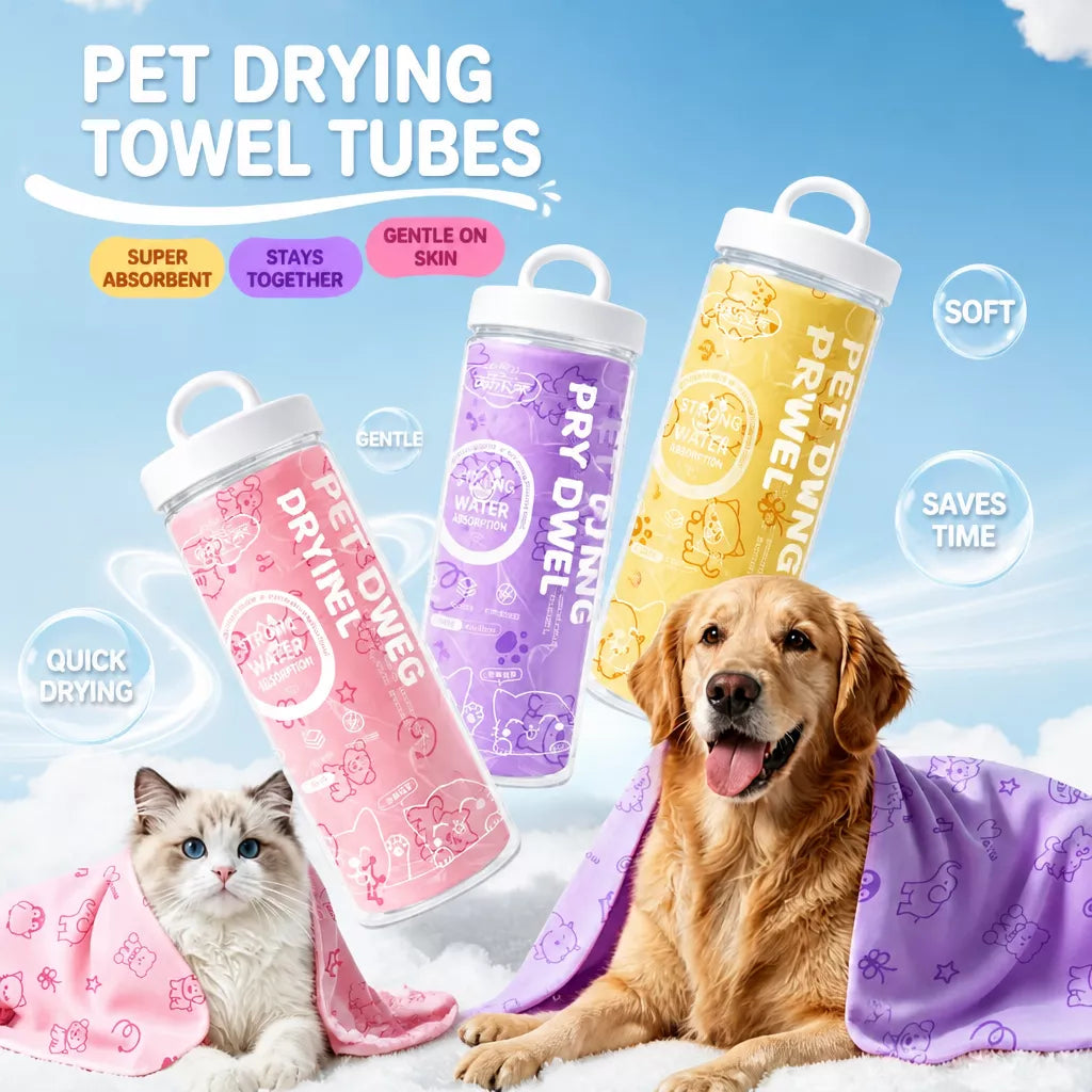 Absorbent Suede Pet Drying Towel for Dogs and Cats