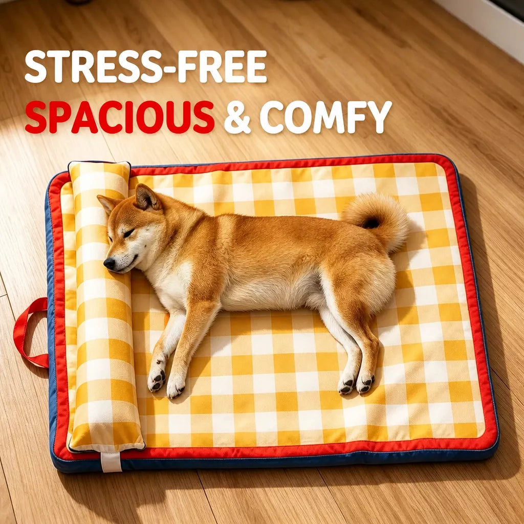 Non-Slip Water-Resistant Pet Bed Mat for Dogs and Cats