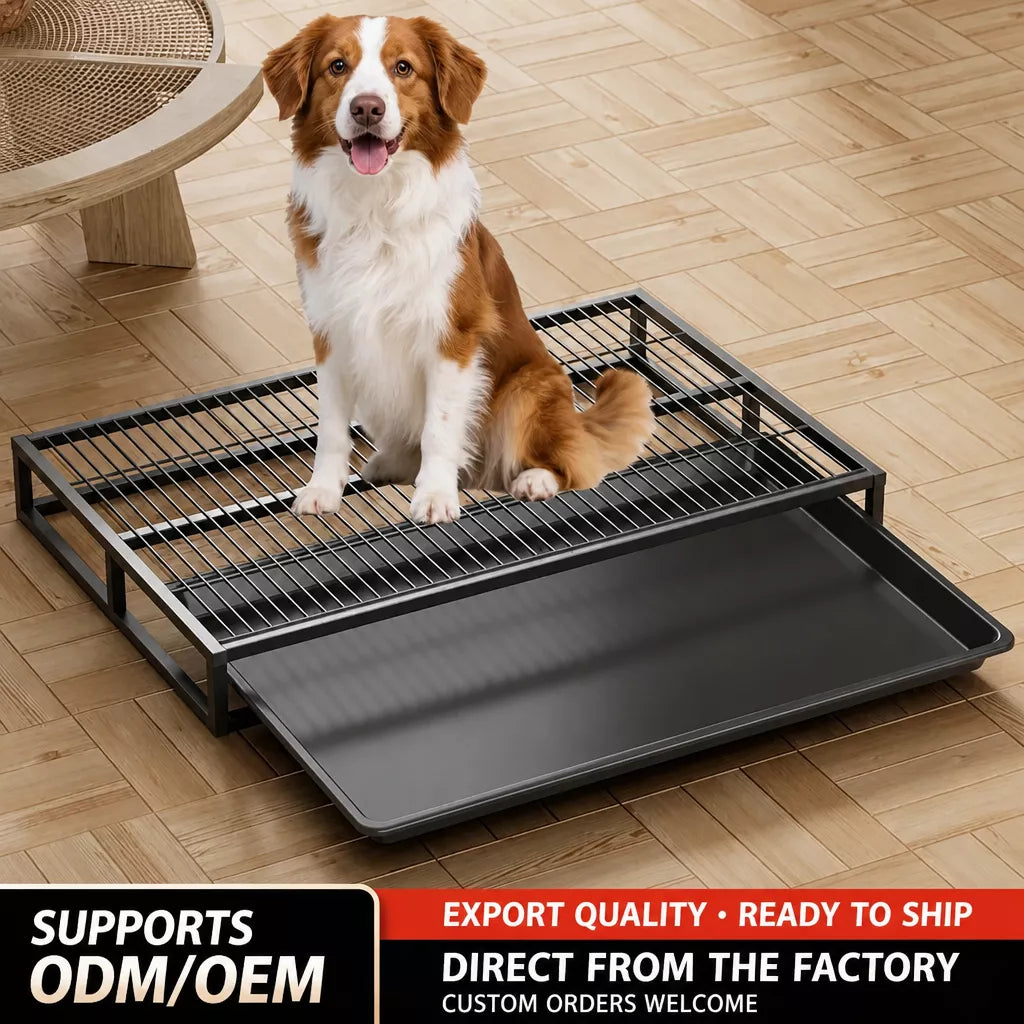 Drawer-Style Dog Potty Tray for Small to Large Dogs