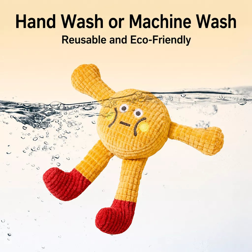 Catnip Squeaky Fleece Pet Toy