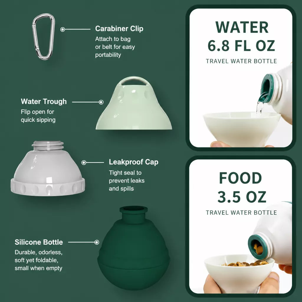 Portable Pet Water Bottle for Dogs and Cats