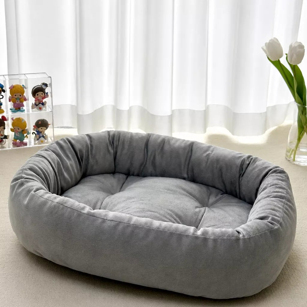 All-Season Dog & Cat Bed with Removable, Washable Cover