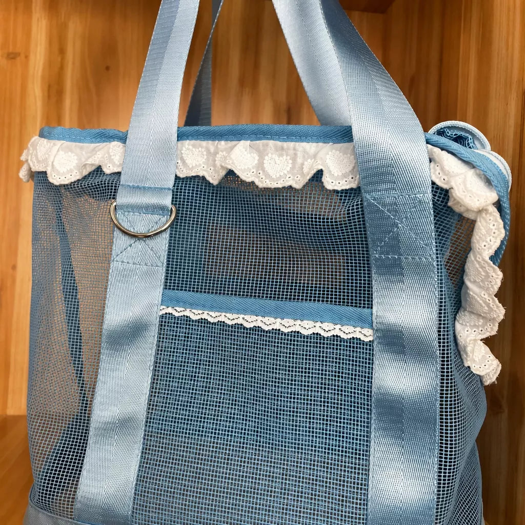Mesh Crossbody Pet Carrier