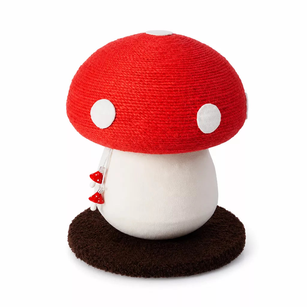 Mushroom Cat Scratching Post and Cat Toy