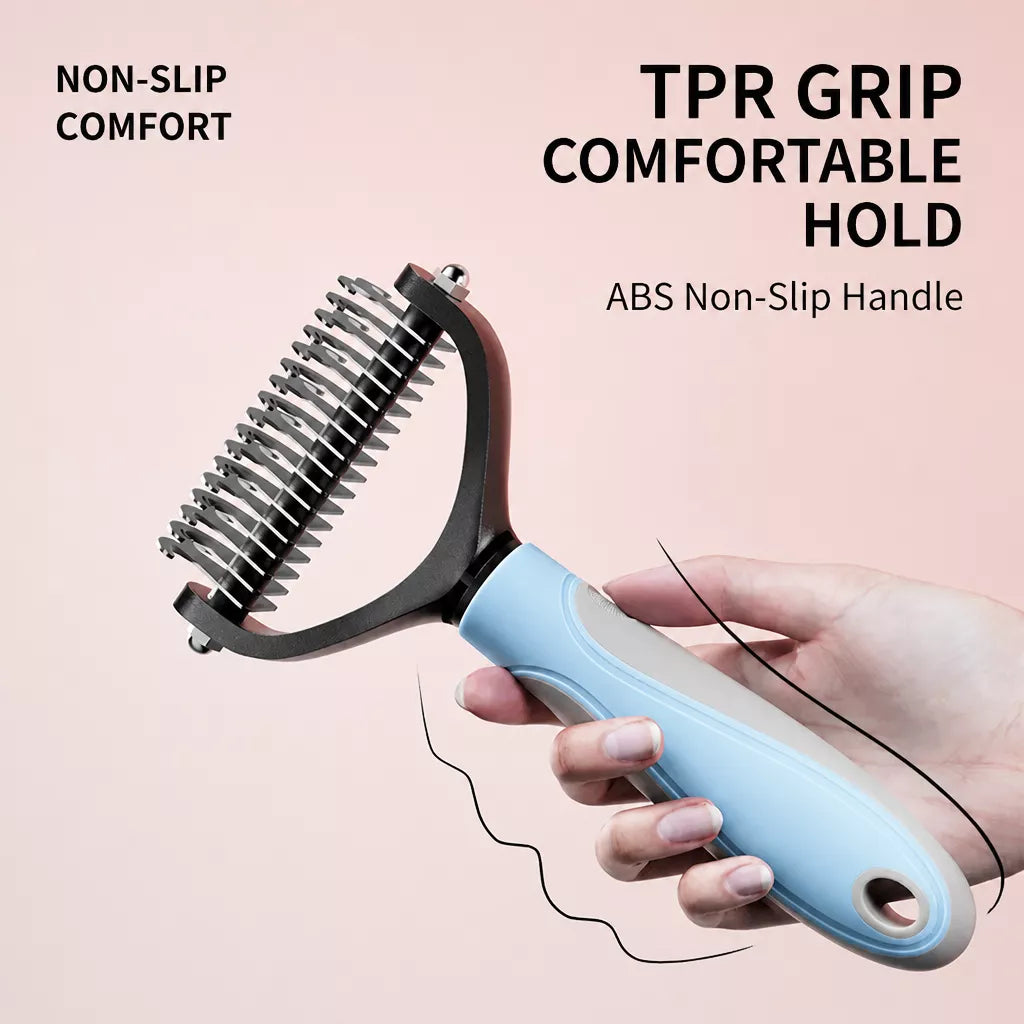 Double-Sided Pet Detangling & Thinning Comb