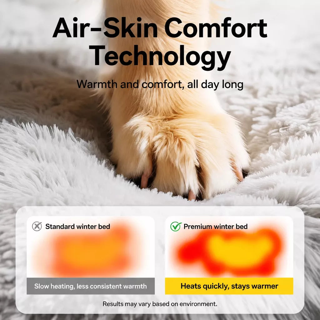 Enclosed Covered Pet Bed for Dogs and Cats