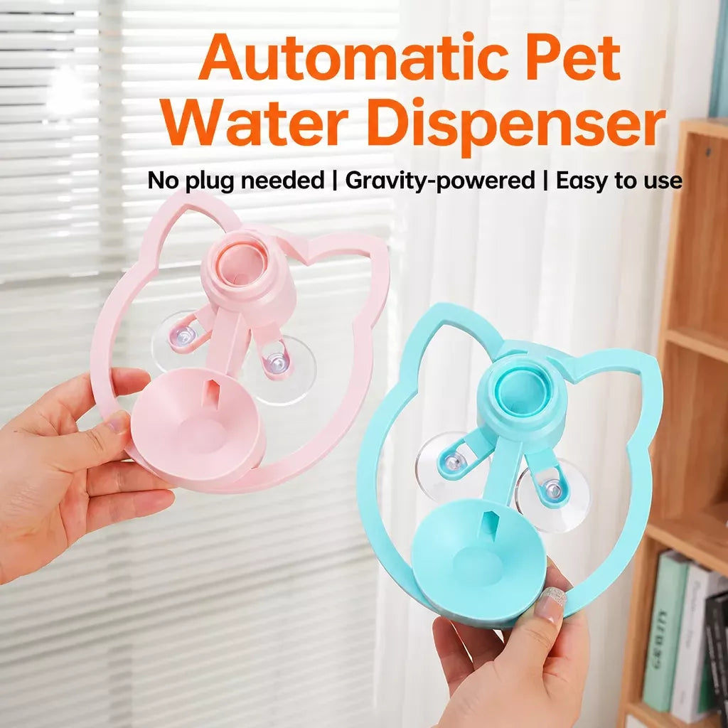 Portable Gravity-Fed Pet Water Dispenser