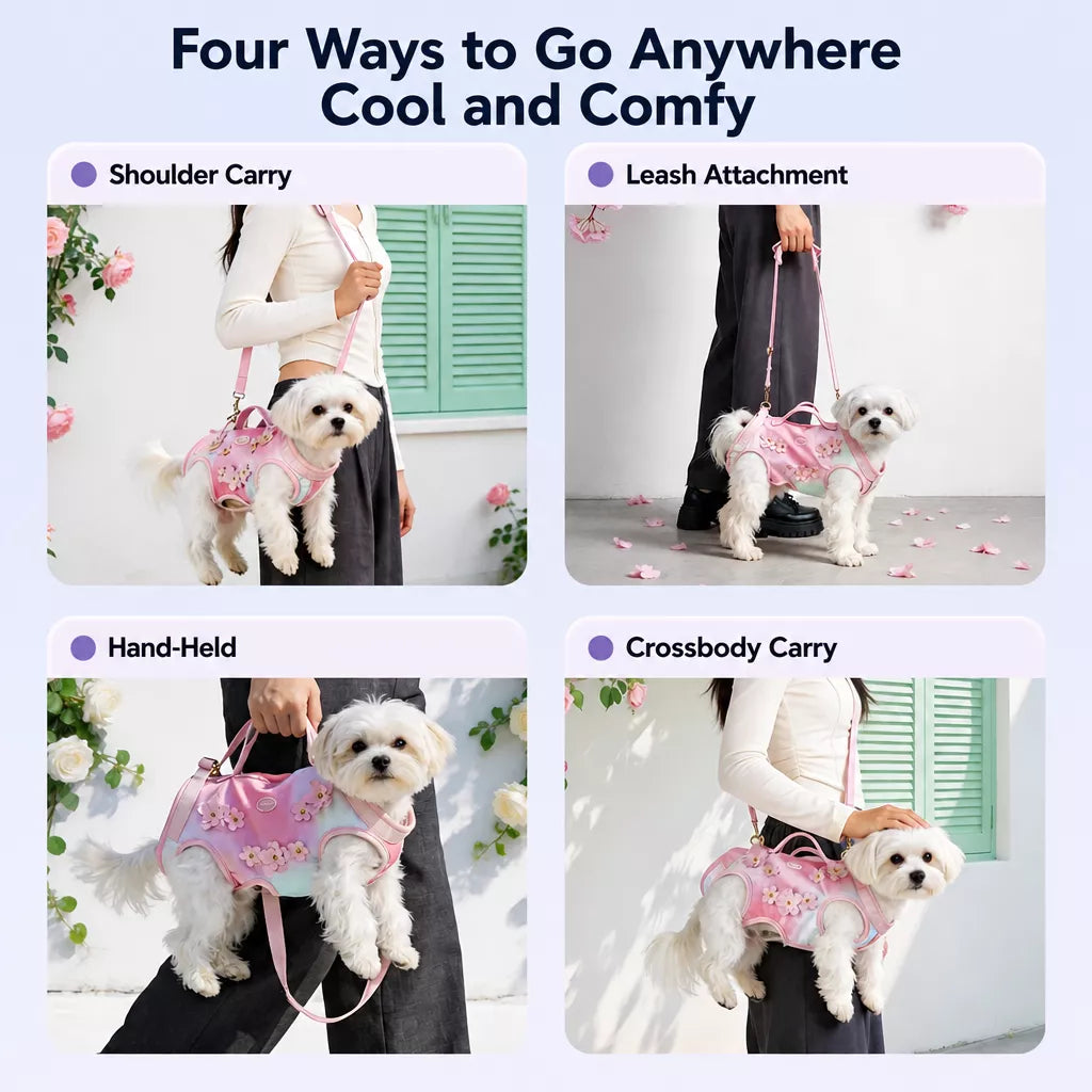 Small Pet Shoulder Carrier Bag for Cats and Small Dogs