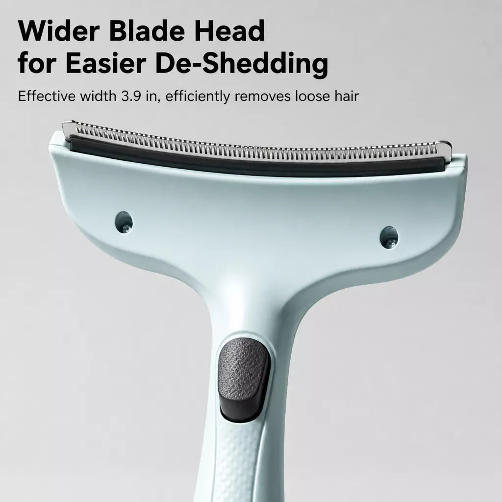 Pet Undercoat Grooming Comb for Cats and Dogs, Blade-Free Detangling Tool