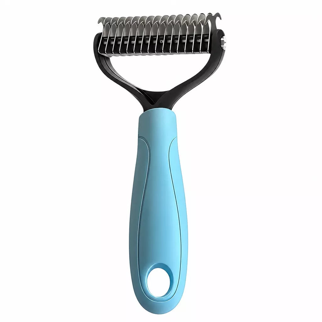 Pet Dematting and Deshedding Comb for Dogs and Cats