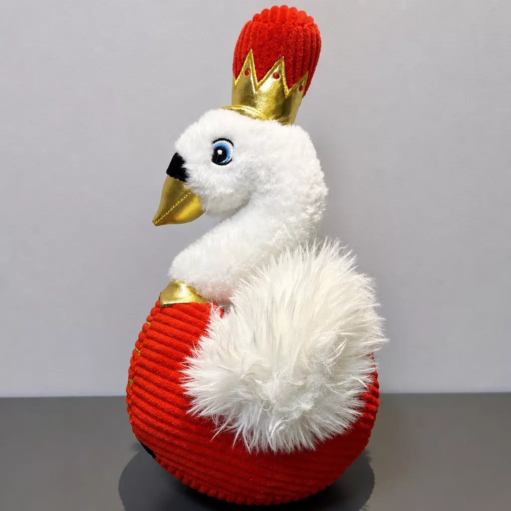Plush Dog Toys with Squeakers and Crinkle Details