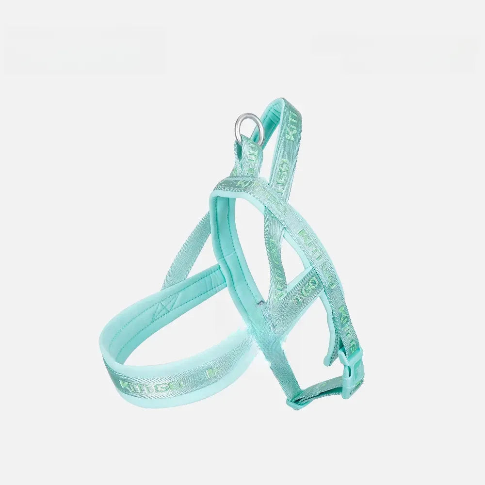 Nylon Dog Harness with Collar and Leash Set Options