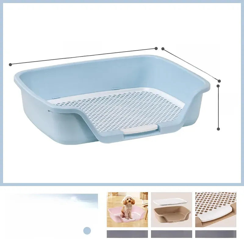 Plastic Dog Potty Tray with Grid for Indoor House Training