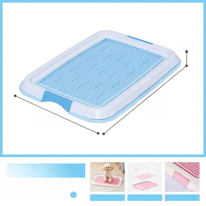 Plastic Dog Potty Tray with Grid for Indoor House Training