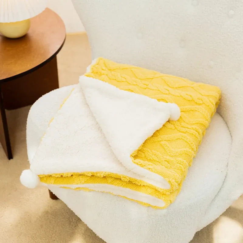 Cotton-Linen Pet Bed Mat and Blanket for Cats and Dogs