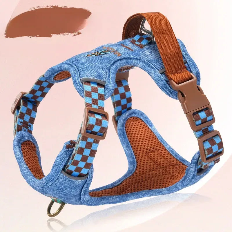 Adjustable Polyester Dog Vest Harness and Leash
