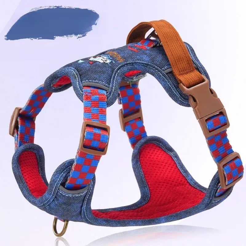 Adjustable Polyester Dog Vest Harness and Leash