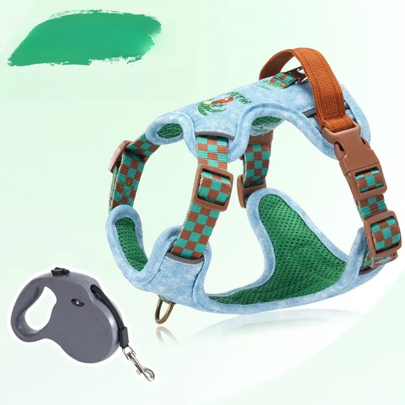 Adjustable Polyester Dog Vest Harness and Leash