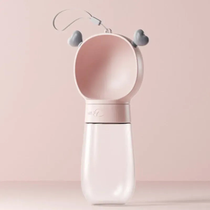 Portable Dog Water Bottle with Foldable Cup for Travel