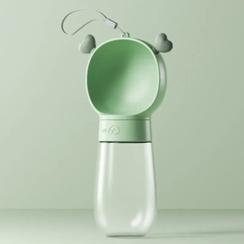 Portable Dog Water Bottle with Foldable Cup for Travel