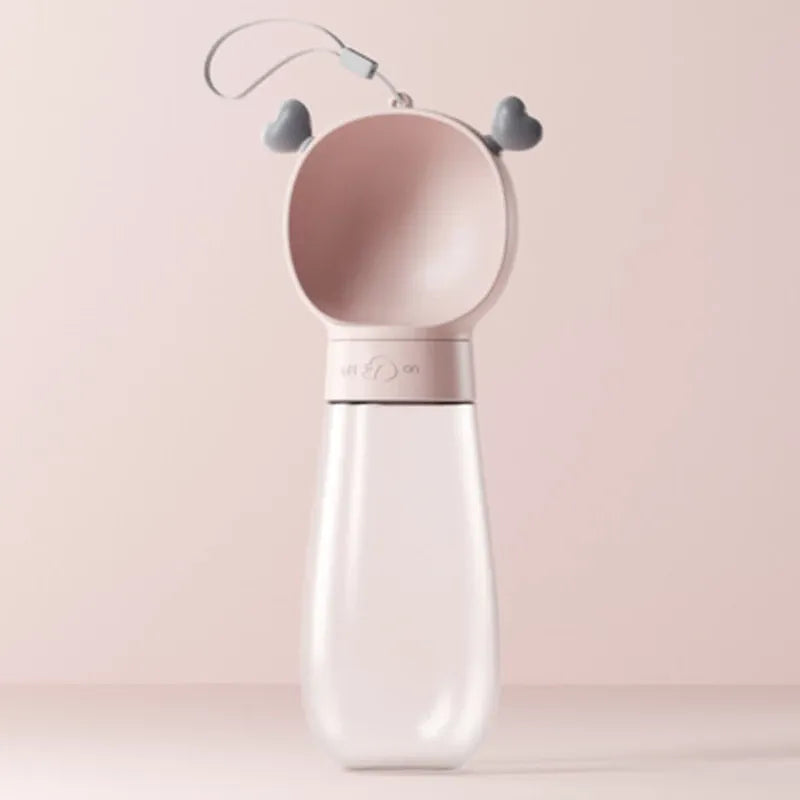 Portable Dog Water Bottle with Foldable Cup for Travel