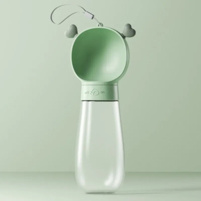 Portable Dog Water Bottle with Foldable Cup for Travel