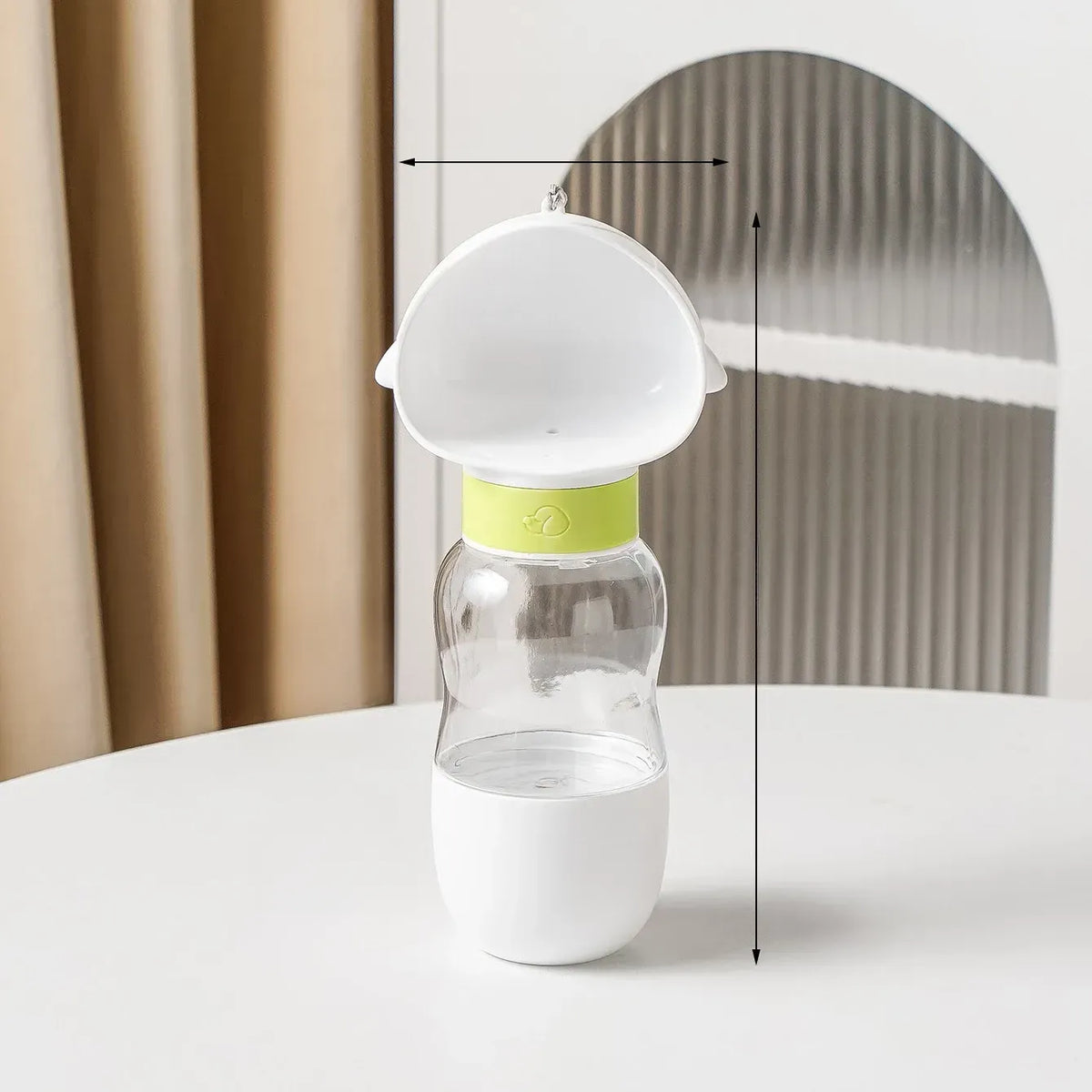Portable Dog Water Bottle with Foldable Cup for Travel