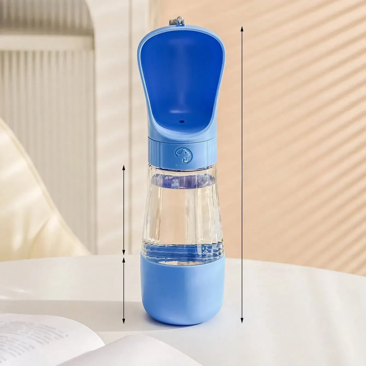 Portable Dog Water Bottle with Foldable Cup for Travel