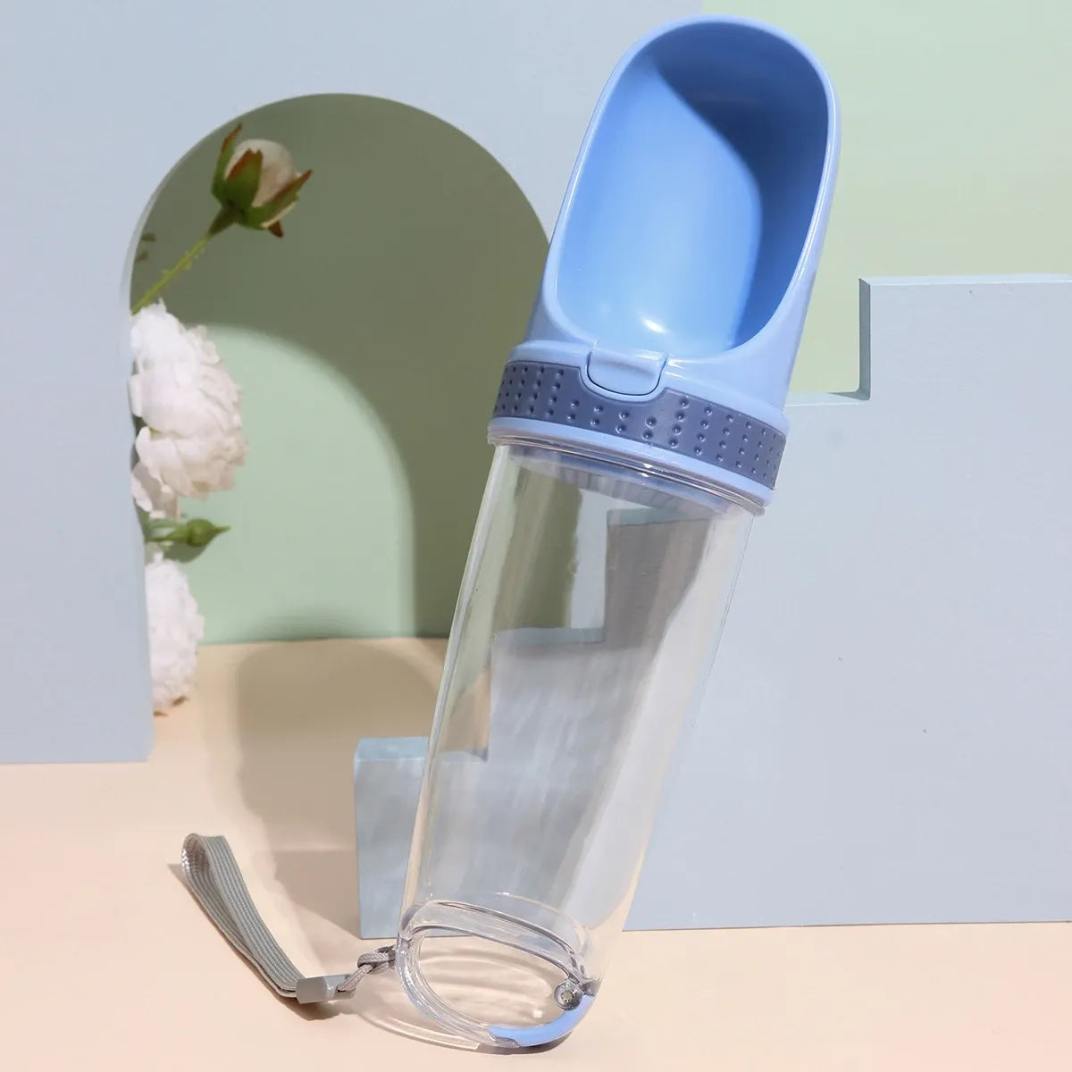 Portable Dog Water Bottle with Foldable Cup for Travel