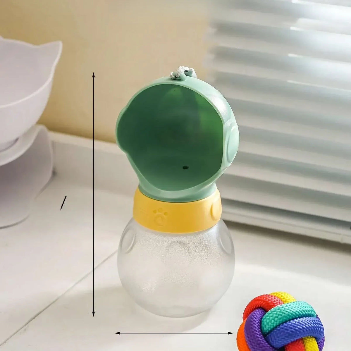 Portable Dog Water Bottle with Foldable Cup for Travel