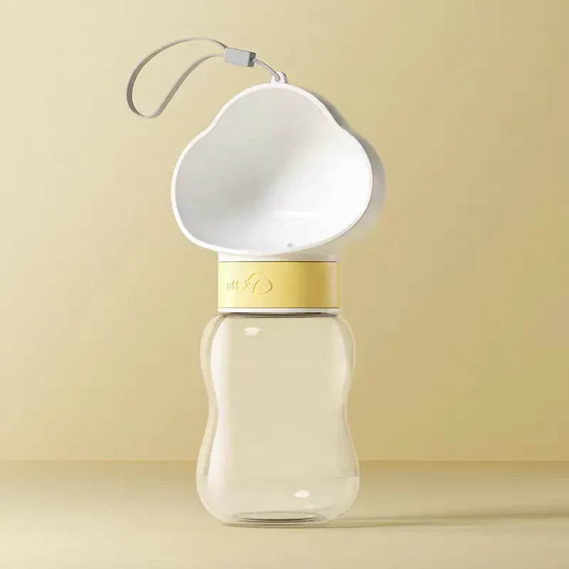 Portable Dog Water Bottle with Foldable Cup for Travel